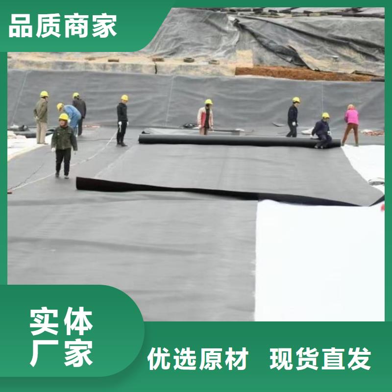 土工膜施工图片