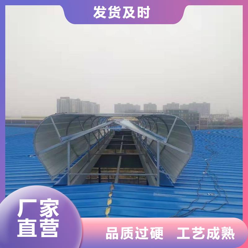 9型通风天窗（开敞式屋脊天窗）侧立面图