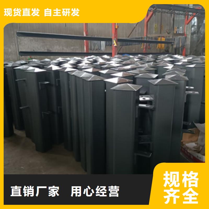 桥梁不锈钢复合管护栏立柱加工厂家