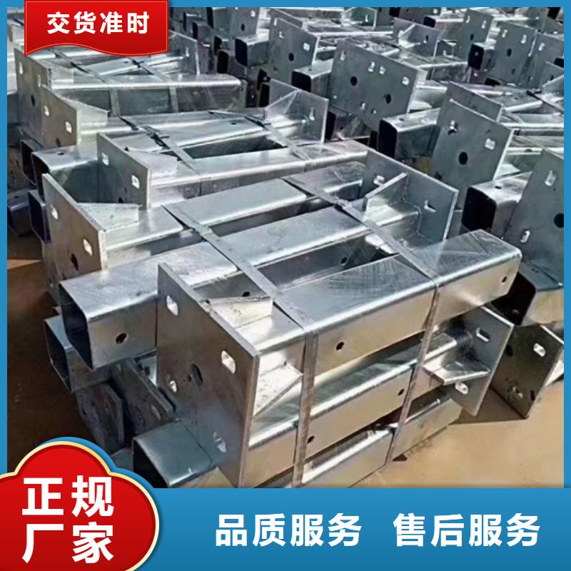 景观不锈钢复合管护栏立柱产品实物图