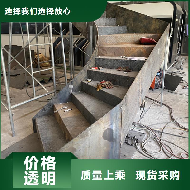 钢板玻璃艺术旋转楼梯质量可信