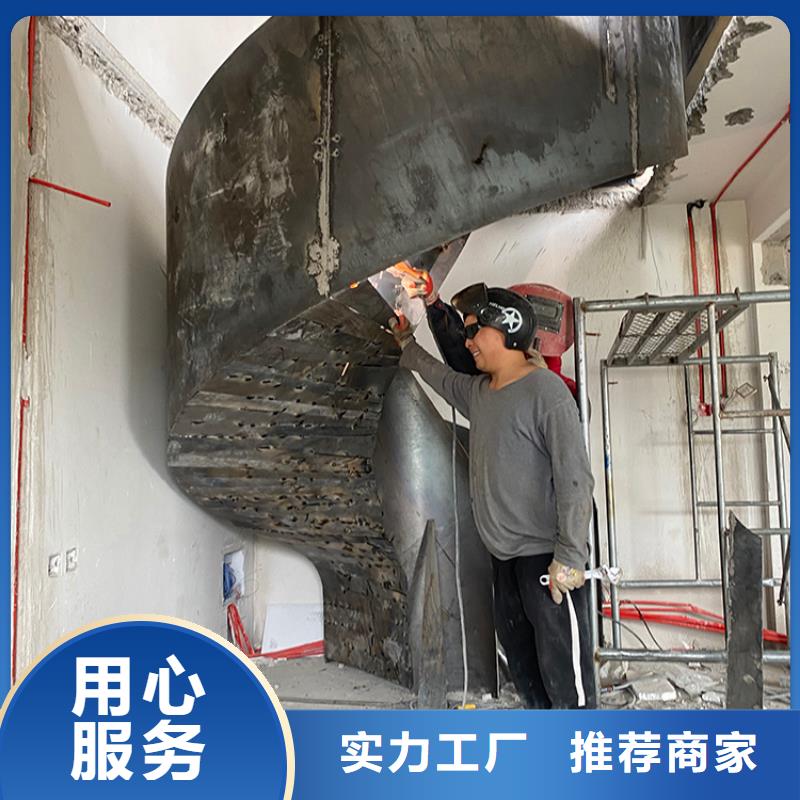 绵阳钢结构玻璃扶手楼梯服务
