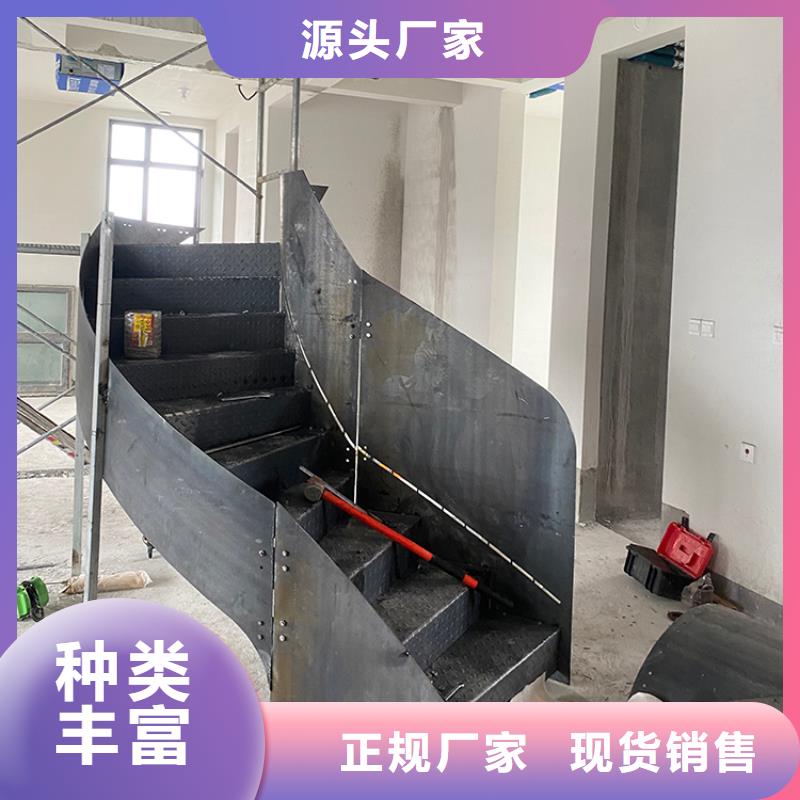 钢板玻璃艺术旋转楼梯免费设计咨询