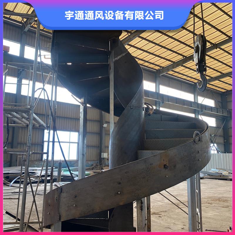 不锈钢旋转弧形楼梯金属楼梯