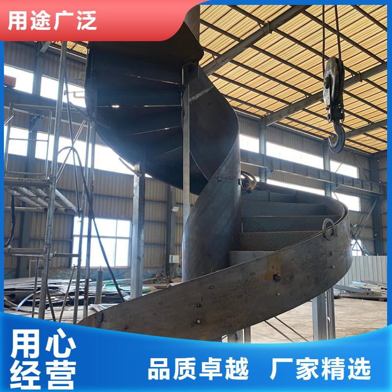 杭州市桐庐三层两层复试旋转楼梯流线型