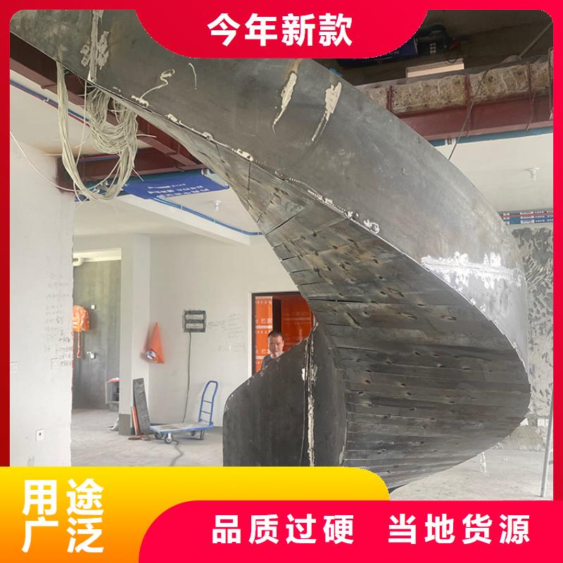 不锈钢旋转弧形楼梯跃层简约