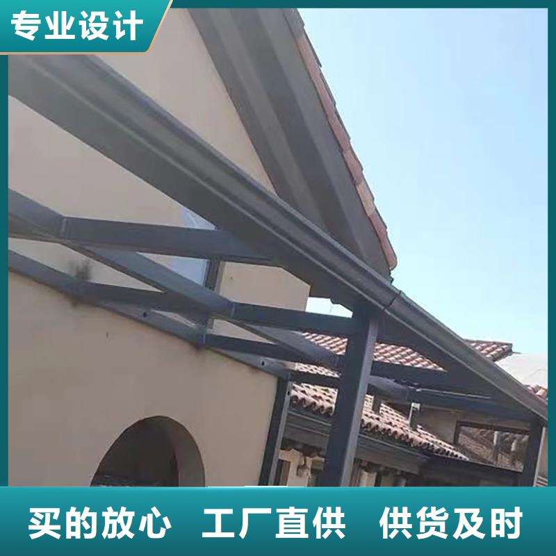 盛铖铝合金成品檐槽检验发货