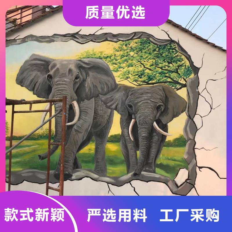 墙绘彩绘手绘墙画壁画文化墙彩绘户外手绘3D墙画架空层墙面手绘墙体彩绘