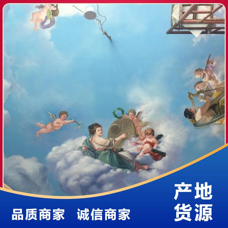 墙绘彩绘手绘墙画壁画餐饮墙体彩绘文化墙手绘商场墙画浮雕手绘