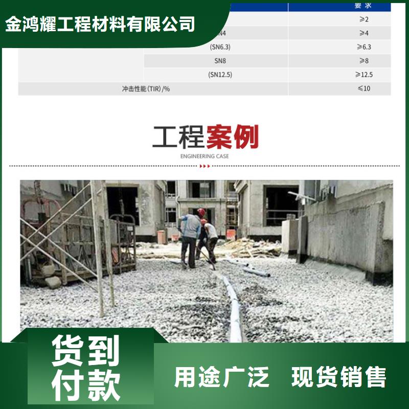 hdpe双壁打孔波纹管品质放心卖家