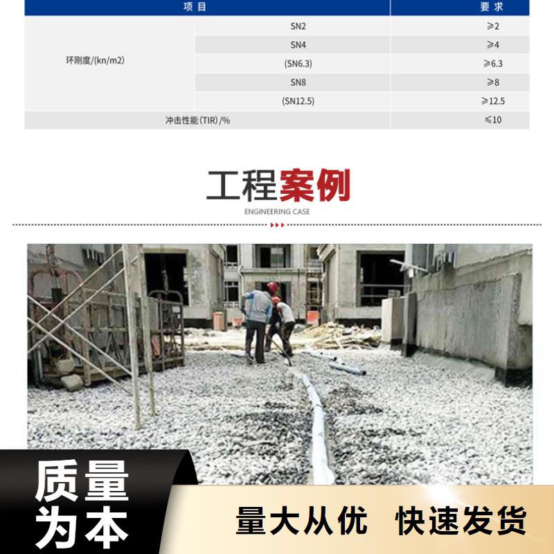 单壁打孔HDPE波纹管质量可靠