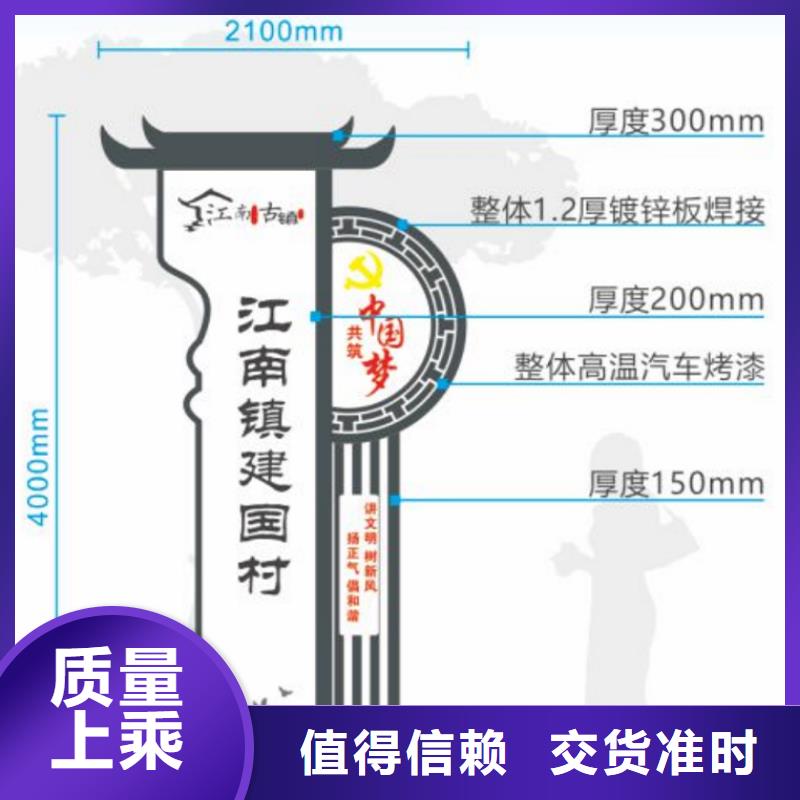 园林美丽乡村标牌来图定制