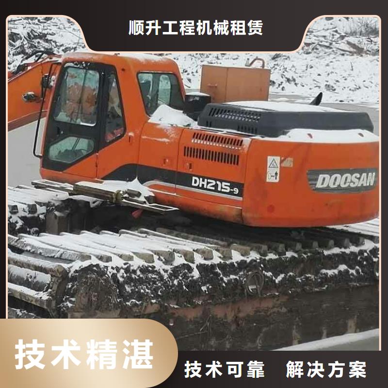 两栖挖掘机出租保养