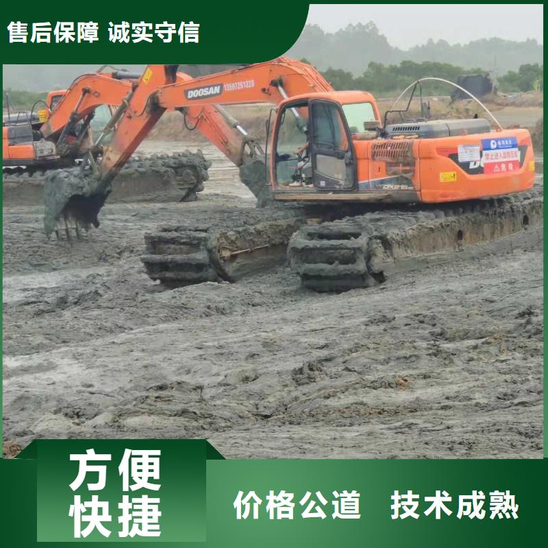 水陆挖掘机出租诚信服务