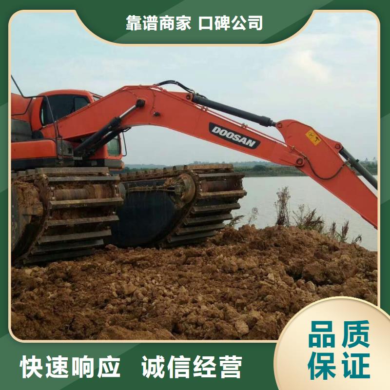 水陆两用挖掘机租赁质量