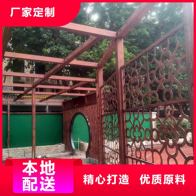 仿古园林建筑木纹漆厂家施工