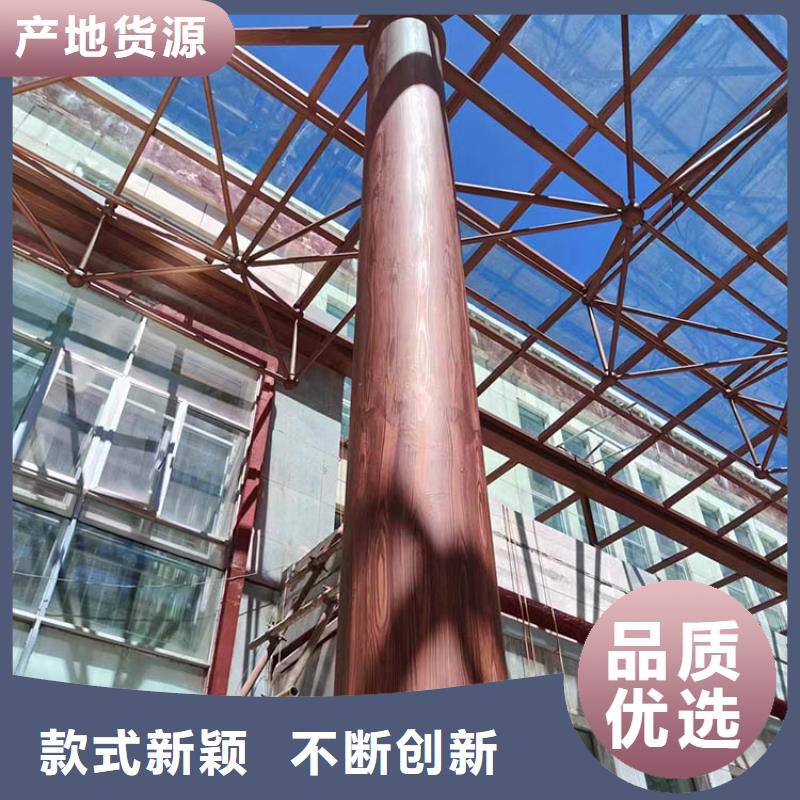 园林景区凉亭木纹漆厂家定制