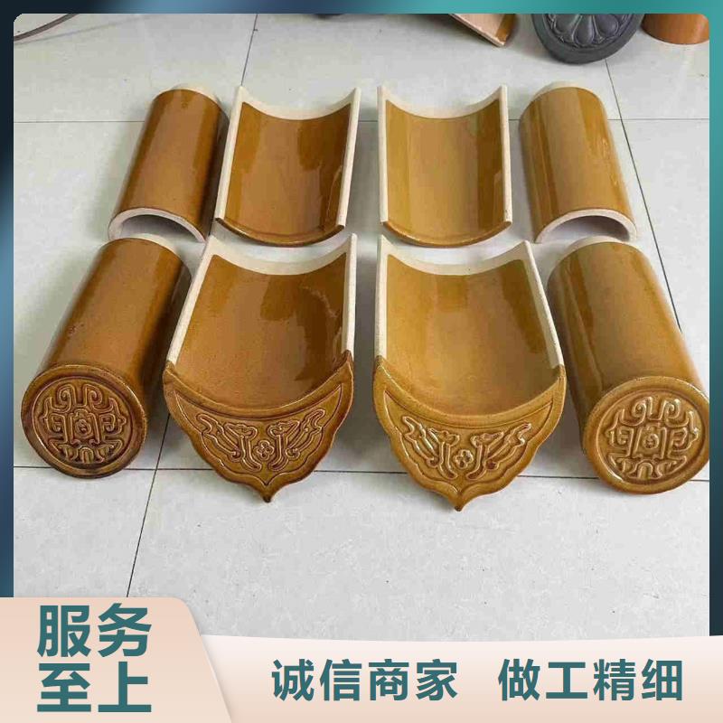 别墅屋面琉璃瓦 陶土筒瓦_量大从优