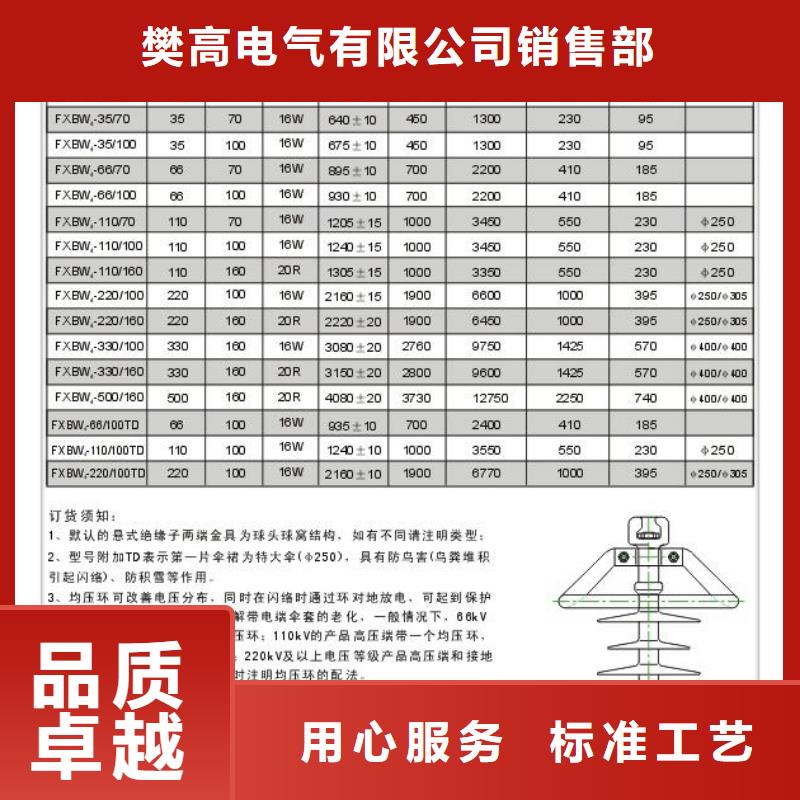 ZSW-252/8陶瓷支柱绝缘子
