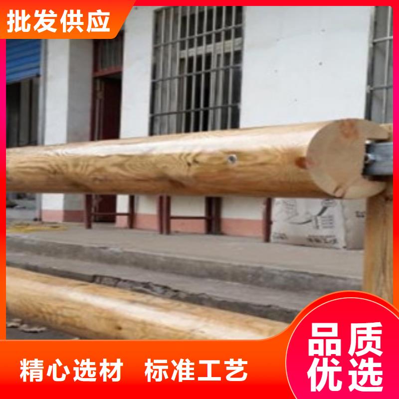 钢背木护栏_防撞护栏大量现货